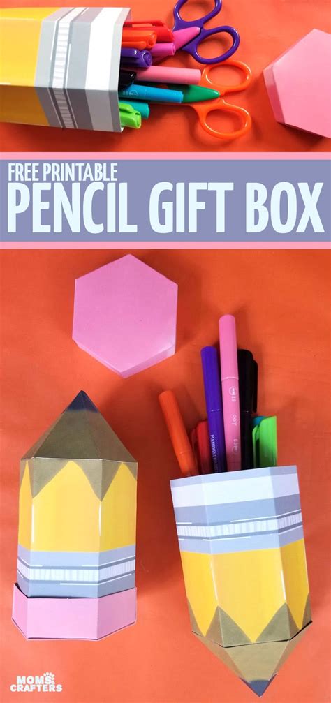 printable pencil box template